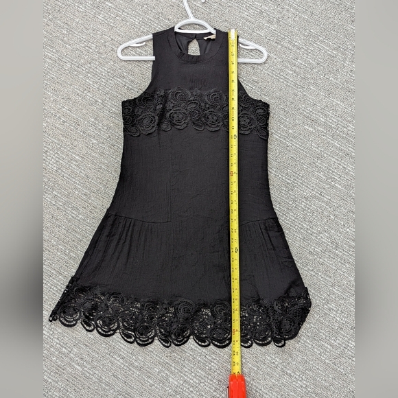 NWOT Rebellion Women's (Size Medium) Black Lined Sleeveless Dress - Picture 6 of 10